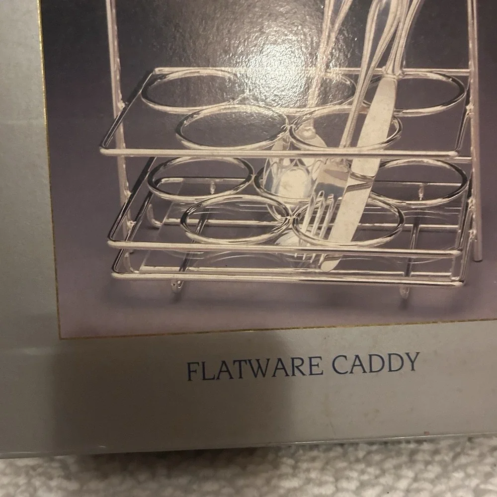 Royal Limited Silver Utensil Caddy Hosting  Holiday Party Gatherings
